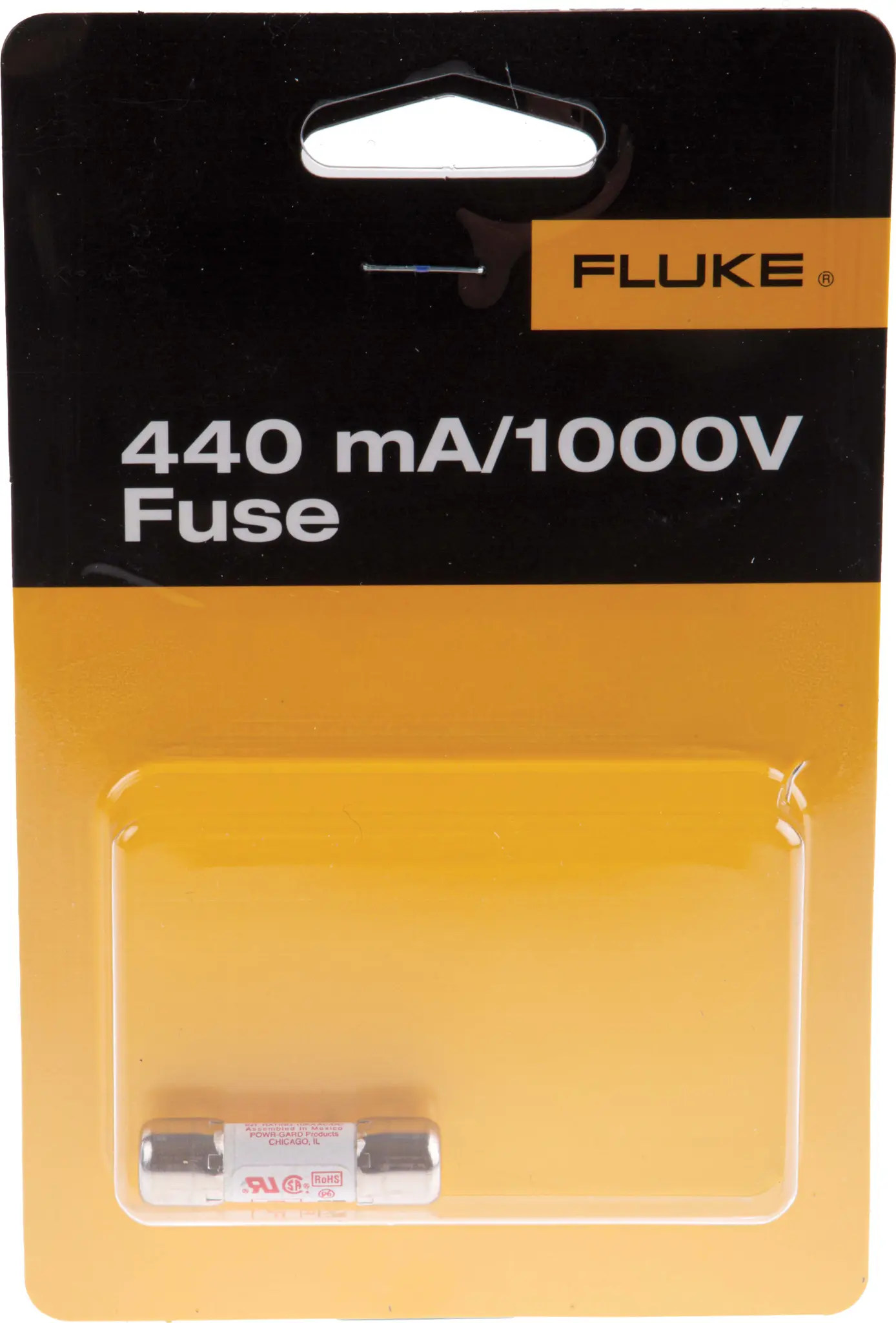 Produktfoto 1 von Fluke Multimeter-Sicherung für Reihe III 440mA 1000V 10 kA HBC Keramik L. 35 mm ø 10.3 mm