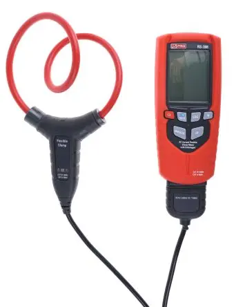 Produktfoto 1 von RS PRO DT-388 Stromzange AC Rogowski-Spulen Stromwandler 3000 A ac CAT III, CAT IV
