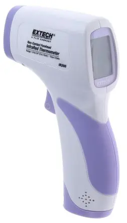 Produktfoto 1 von Extech IR200 Forehead Infrarot Thermometer, 32 °C 15:1, bis 42.5 °C, ±0.3°C, °C, Fahrenheit, F Für