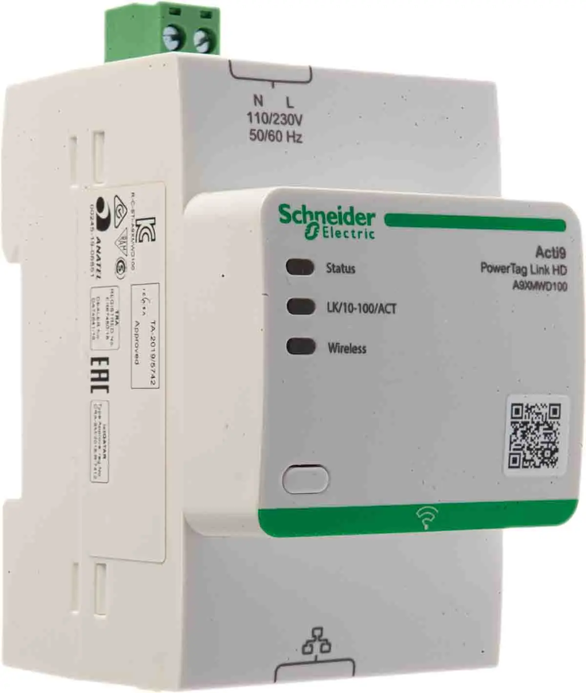 Produktfoto 1 von Schneider Electric A9 Sicherheitsmodul, 230 V, 2 Eingänge / 5 W