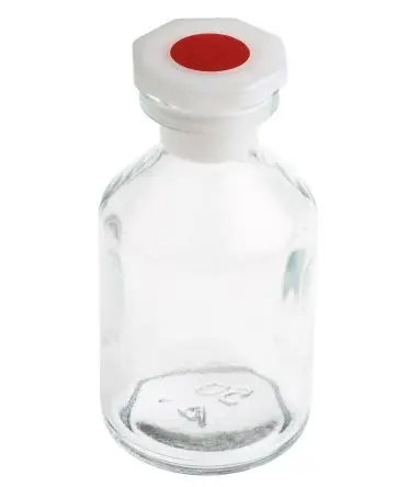 Produktfoto 1 von RS PRO Glas Laborflasche 50ml, Ø 42 mm Reagenzflasche Enghalsig