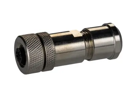 Produktfoto 1 von RS PRO CNF12 21 mm M12 Rundsteckverbinder Buchse 5-polig Buchse 4A Schraubanschlussklemme IP67
