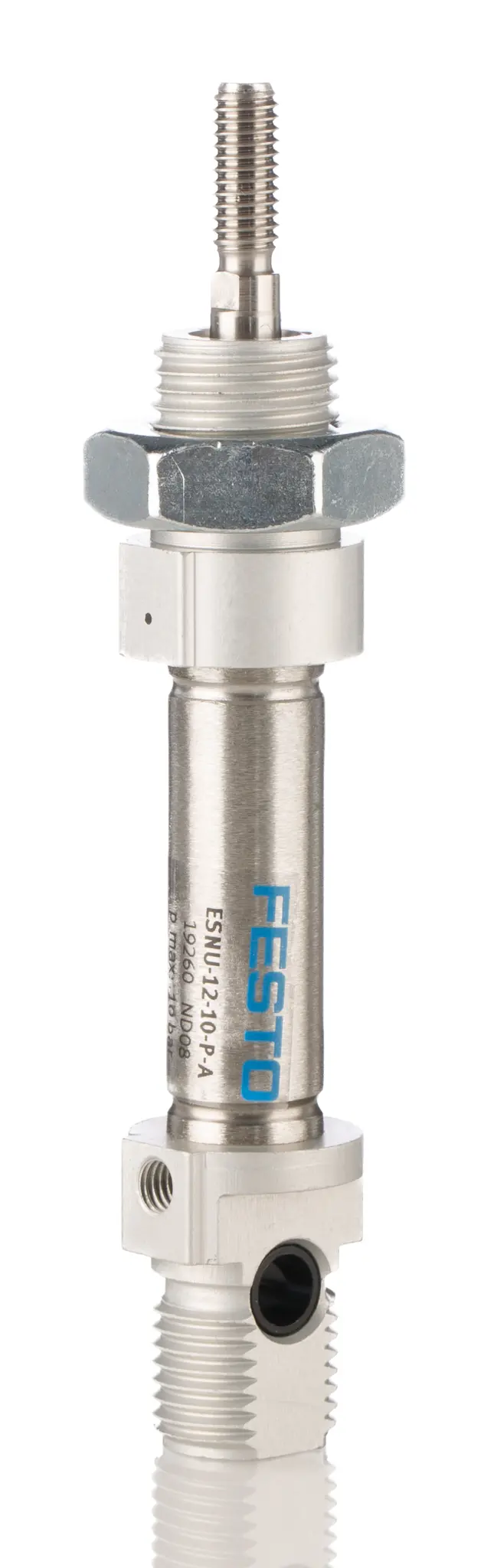 Produktfoto 1 von Festo 10 mm ESNU 19260 ISO-Standardzylinder Einfachwirkend