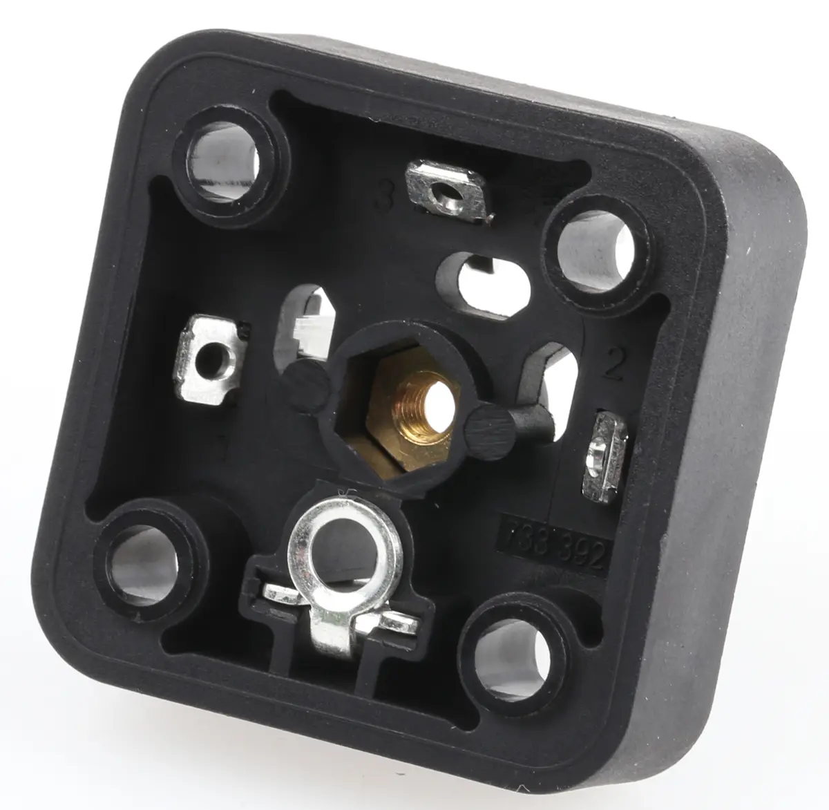 Hirschmann GSA  Ventilsteckverbinder DIN 43650 A Stecker 3P+E / 400 V ac/dc  Schraubmontage, Schwarz