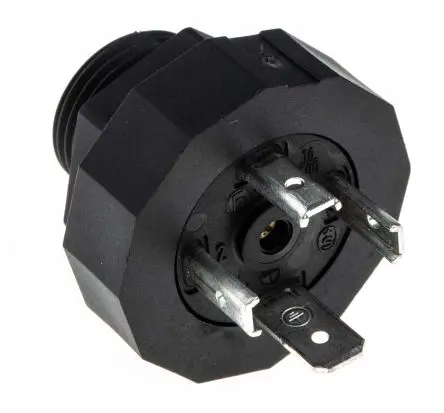 Produktfoto 1 von Hirschmann GSP DIN 43650 Ventilsteckverbinder DIN 43650 A 3+E Stecker / 400V, PG11 Schraubanschlussklemme, Schwarz