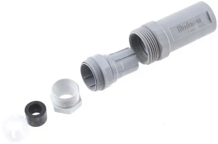 Produktfoto 1 von Hirschmann N6R DM M26 DIN-Buchse Gerade 7-polig, DIN 43651, 250V ac/dc 10A IP65 Kabel Stecker