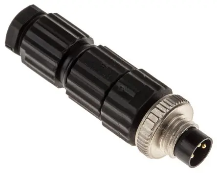 Produktfoto 1 von Hirschmann E M8 M8 Rundsteckverbinder Stecker 3-polig Stecker 3A Kabel IP67