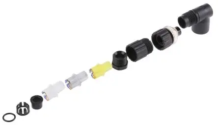 Produktfoto 1 von Hirschmann E M8 M8 Rundsteckverbinder Stecker 3-polig Stecker 3A Kabel IP67