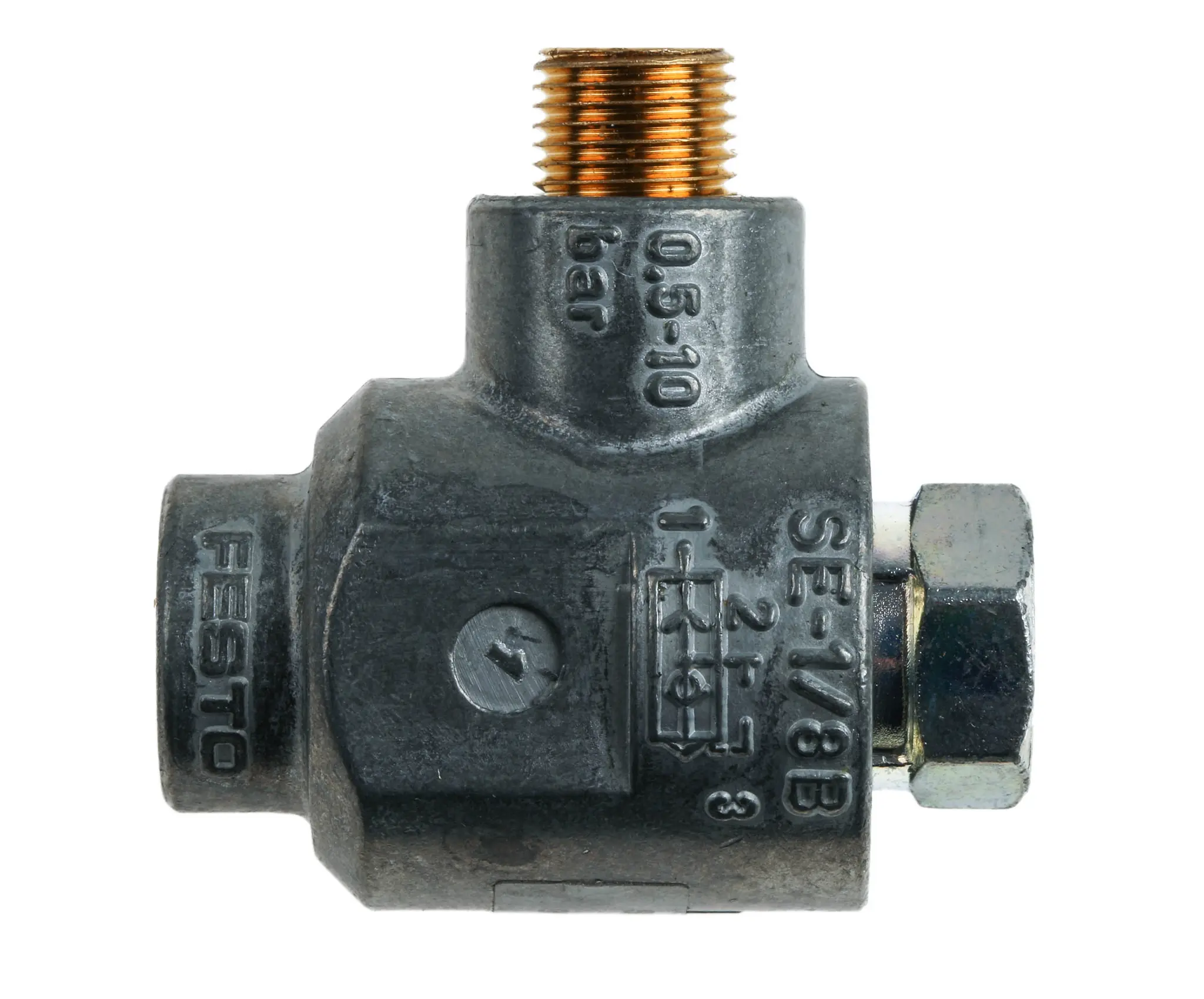 Produktfoto 1 von Festo Schnellauslassventil, Serie B, Mit Gewinde-Anschluss , 1/8 Zoll G1/8, 5mm, max. 10 bar