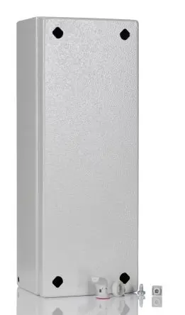 Produktfoto 1 von Rittal KX Stahlblech Wandanschlusskasten RAL 7035 IP66, HxBxT 150 mm, 400 mm x 120 mm