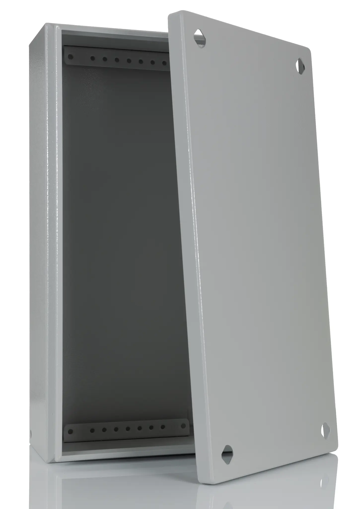 Produktfoto 1 von Rittal KX Stahl Wandanschlusskasten RAL 7035 IP66, HxBxT 150 mm, 300 mm x 80 mm