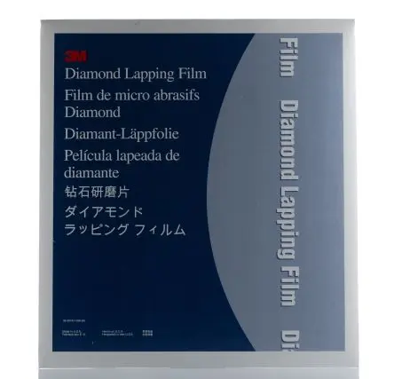 Produktfoto 1 von 3M LWL-Läppfolie, Diamant Grün, Körnung 0.1 μm, 229mm x 279.4 mm