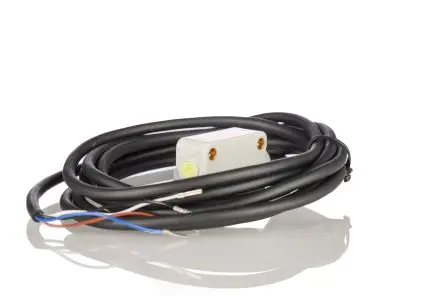 Produktfoto 1 von RS PRO PSE Kubisch Optischer Sensor, Hintergrundunterdrückung, PNP Schließer/Öffner Ausgang, Kabel