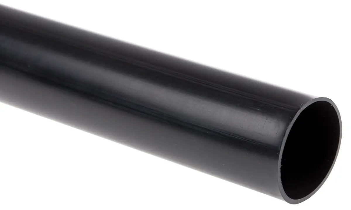 Produktfoto 1 von TE Connectivity BSTS Wärmeschrumpfschlauch, Polymer Schwarz, Ø 19 mm Schrumpfrate 3:1, Länge 1.2m