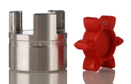 Produktfoto 1 von KTR Klauenkupplung 21 Nm 40 mm 0.9 ° 1.2mm 0.06 mm L. 66 mm