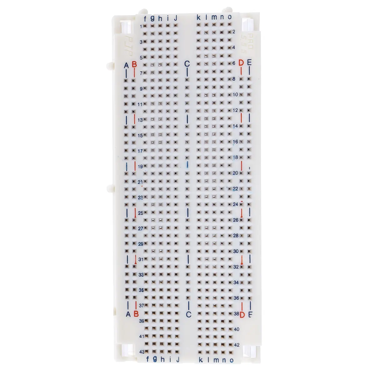Produktfoto 1 von Elditest Steckplatine, PCB-Stärke 12 mm, L. 114 mm, B. 48 mm, Versuchsaufbauplatine