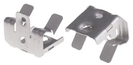 Produktfoto 1 von RS PRO Stahl Kantenklemme, Halteclip 20 mm