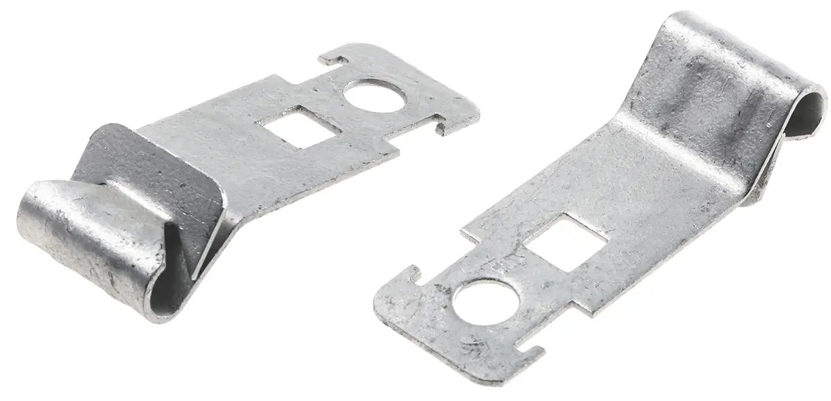 Produktfoto 1 von RS PRO Stahl Kantenklemme, Halteclip 5 mm