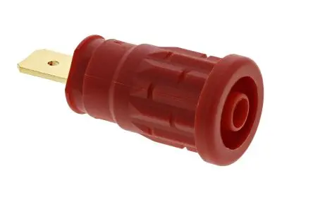 Produktfoto 1 von Hirschmann Test & Measurement 4 mm Buchse Rot Buchse für Laborstecker, Kontakt Gold, 1000V ac/dc 32A
