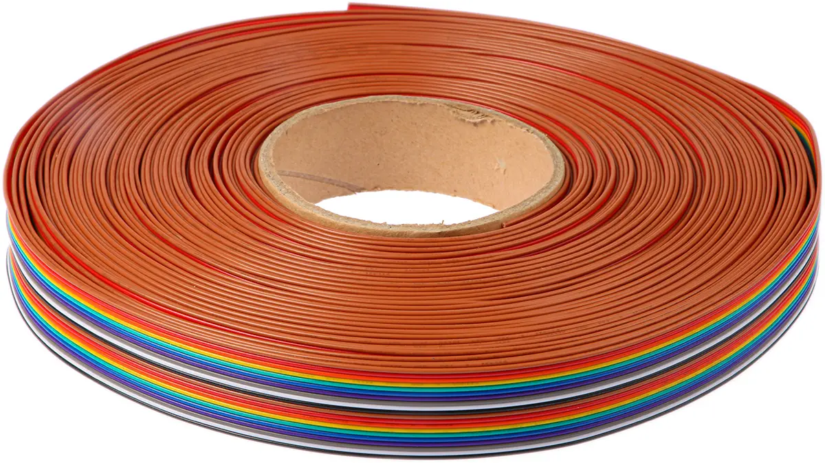 Produktfoto 1 von RS PRO Flachbandkabel , 20-adrig, Raster 1.27mm Nicht abgeschlossen 25,4 mm