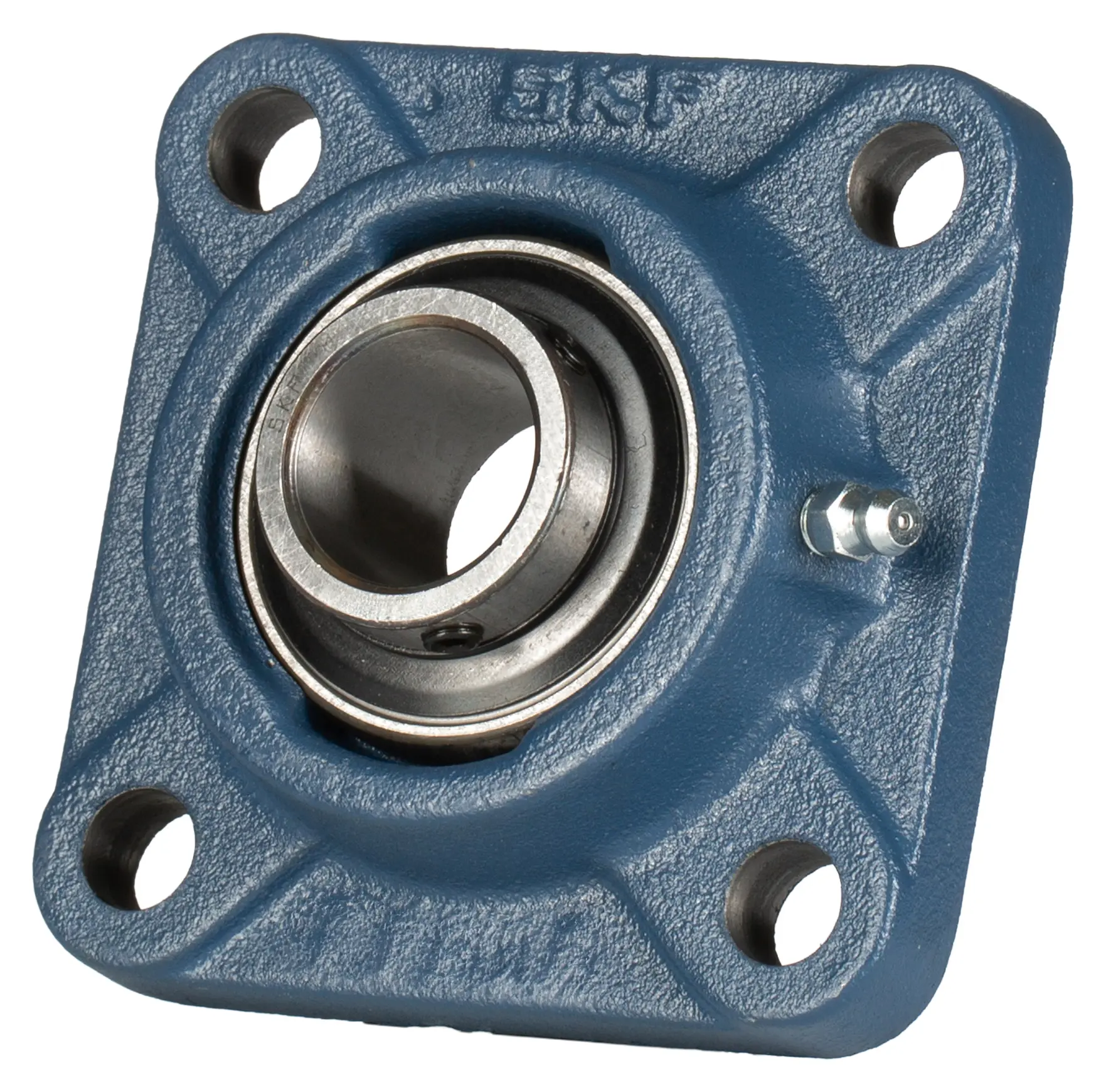 Produktfoto 1 von SKF 4-Loch Zylindrisch Flanschlager-Einheit aus Stahl, Innen-Ø 31.75 mm, 44.4 mm x 118 mm