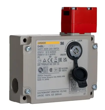 Produktfoto 1 von Omron, D4BL Magnetverriegelungsschalter Verriegelungsfähig, Öffner, Schließer (NO)