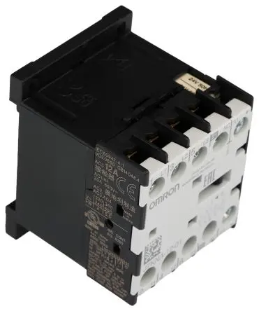 Produktfoto 1 von Omron J7KNA Schütz 24V-Spule, 3-polig / 12 A 5.5 kW 3 Schließer 1-Hilfskontakte