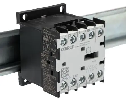 Produktfoto 1 von Omron J7KNA Schütz 24V-Spule, 3-polig / 12 A 5.5 kW 1 Öffner 1-Hilfskontakte