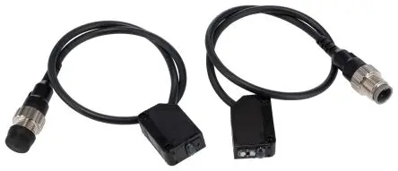 Produktfoto 1 von Omron E3Z Vierkant Optischer Sensor, Durchgangsstrahl, PnP Ausgang, Kabel