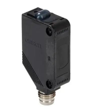 Produktfoto 1 von Omron E3Z Vierkant Optischer Sensor, Durchgangsstrahl, PnP Ausgang, M8-Steckverbinder