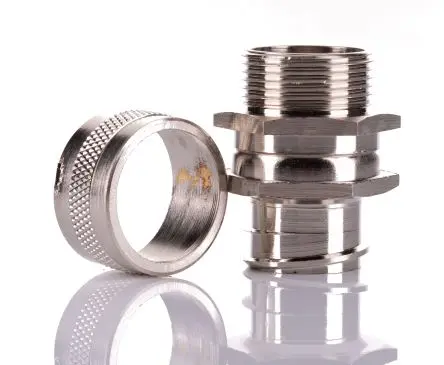Produktfoto 1 von RS PRO KMG Messing Kabelrohr Befestigung Kabelrohr M25 25 mm Silber Nickel-Finish IP54