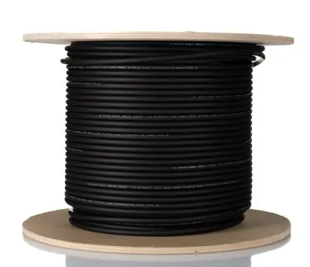 Produktfoto 1 von RS PRO LWL-Kabel 100 m 12-Fasern, Raucharm halogenfrei Schwarz 7 mm