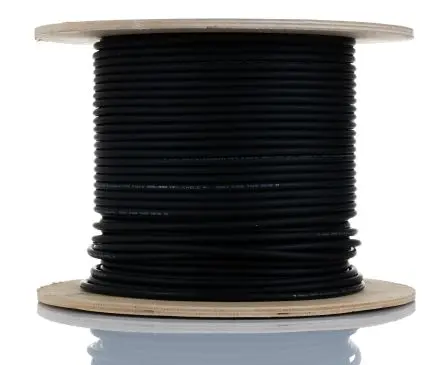 Produktfoto 1 von RS PRO LWL-Kabel 200 m 8-Fasern, Raucharm halogenfrei Schwarz 6 mm