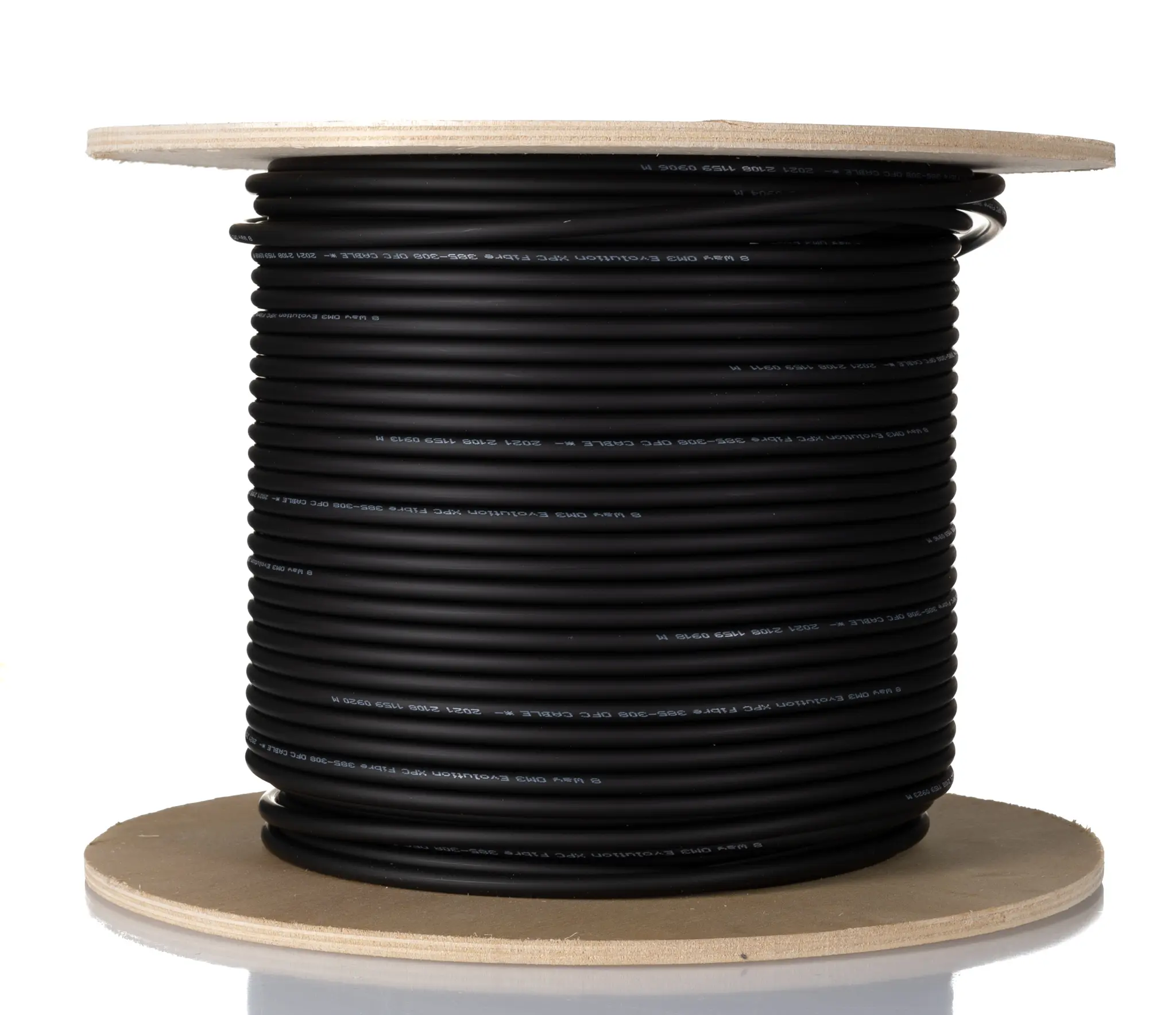 Produktfoto 1 von RS PRO LWL-Kabel 200 m 4-Fasern, Raucharm halogenfrei Schwarz 5.2 mm