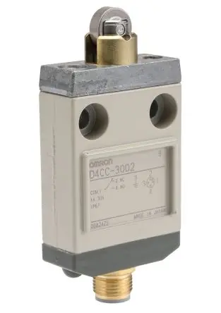 Produktfoto 1 von Omron D4C Endschalter, Rollenstößel 1 Schließer/1 Öffner, IP67, Metall