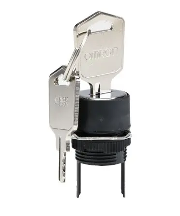 Produktfoto 1 von Omron A165K Schlüsselschalterkopf 16 mm 2 Positionen Manuell, Automatisch IP65