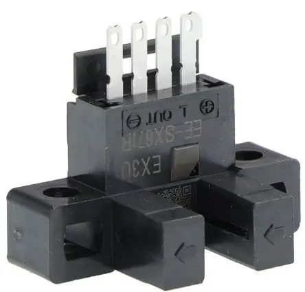 Produktfoto 1 von Omron EE-SX67 L-förmig Optischer Sensor, Durchgangsstrahl, PnP Ausgang, Anschluss