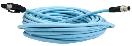 Produktfoto 1 von Omron FQ Sensor-Betätigungselementkabel, M12 / RJ45, Länge 10 m