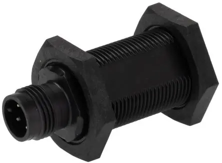 Produktfoto 1 von Omron E3FA Zylinderförmig Optischer Sensor, Reflektierend, PnP Ausgang, M12