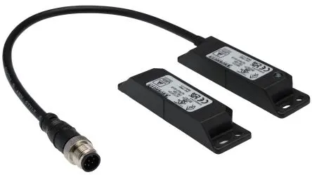 Produktfoto 1 von Omron F3S-TGR Magnetisch M12 Berührungsloser Sicherheitsschalter 10V dc aus Kunststoff, 1 Schließer/2 Öffner, Magnetisch
