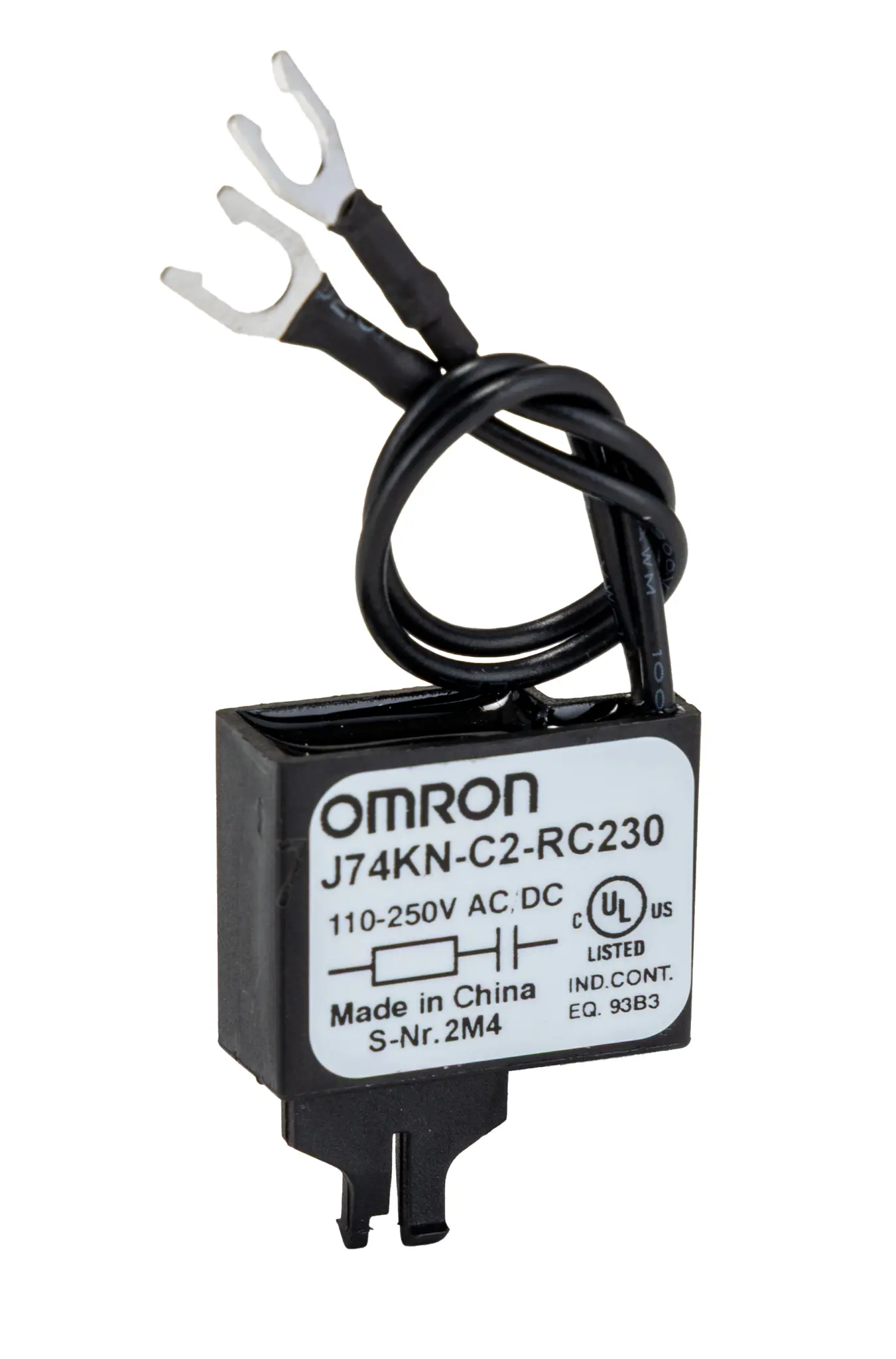 Produktfoto 1 von Omron J74KN Überspannungsschutzeinheit RC-Suppressor 230V ac, -40 °C→60 °C