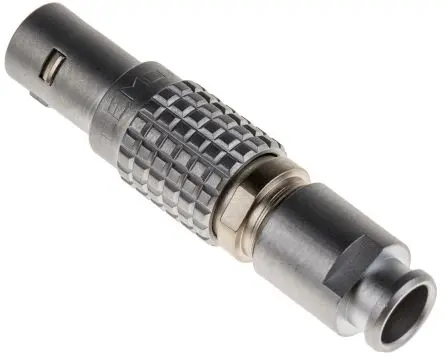 Produktfoto 1 von LEMO 0B 0 9.5 mm Rundsteckverbinder Buchse 2-polig Stecker 10A Kabel IP50