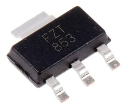 Produktfoto 1 von DiodesZetex Oberfläche Transistor NPN 100 V / 6 A, SOT-223 4-Pin