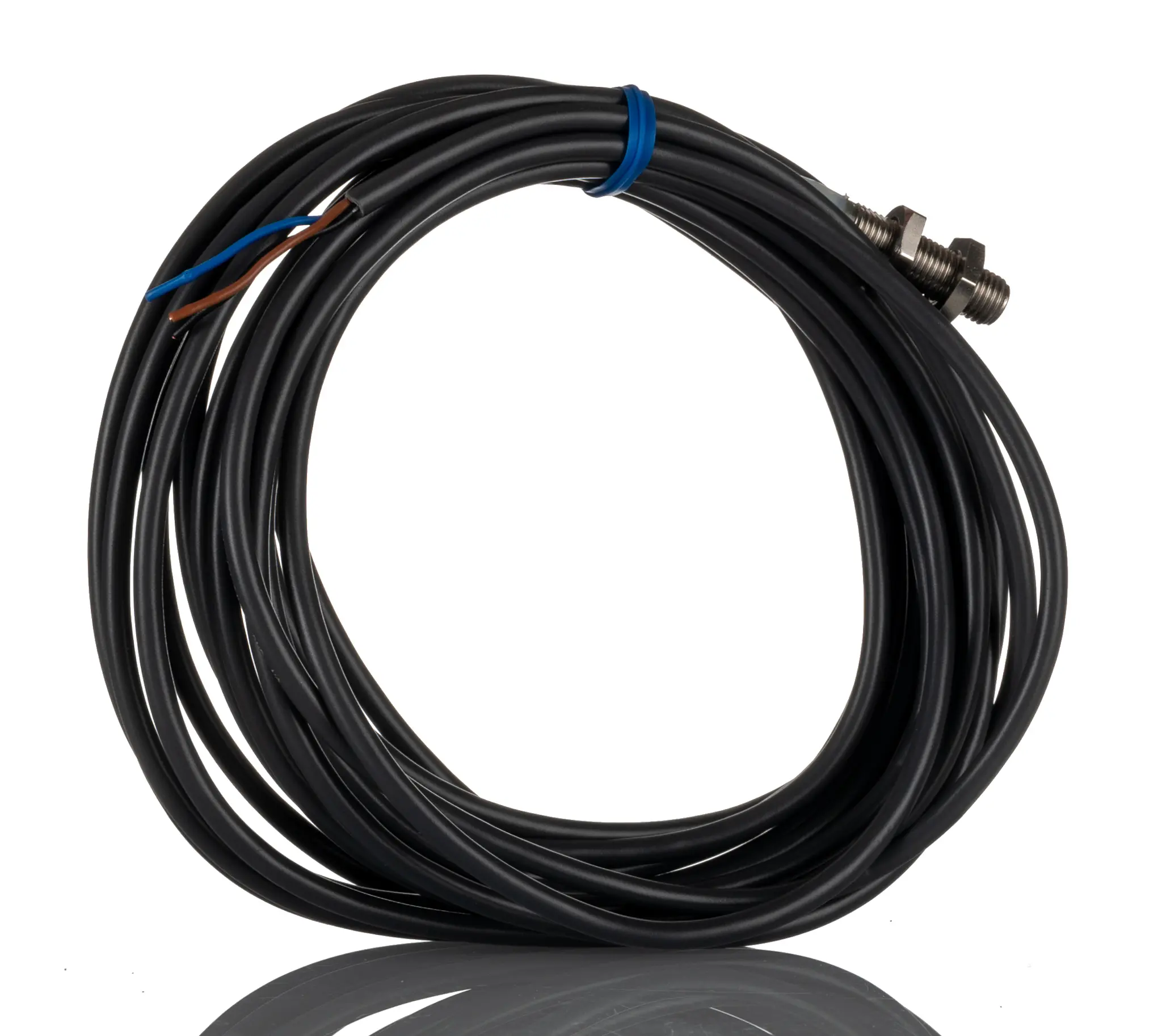 Produktfoto 1 von Omron E2A M8 Näherungssensor Induktiv, Gewinderohr 2 mm PNP 12 → 24 V dc / 200 mA NO, IP67, IP69K