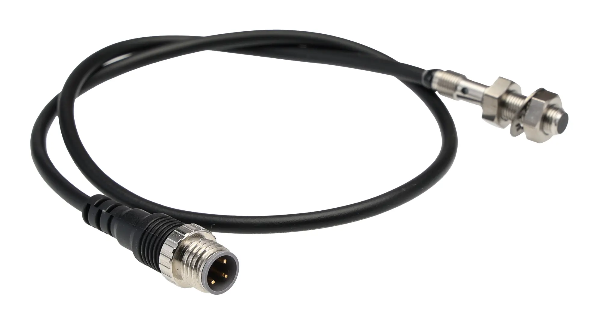 Produktfoto 1 von Omron E2E M5 Näherungssensor Induktiv, Gewinderohr 1,2 mm PNP 10 → 30 V dc / 100 mA NO, IP67