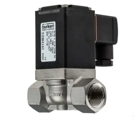 Produktfoto 1 von Bürkert 0290 Mit Gewinde, 2 Mit Gewinde Magnetventil 1/2 in 240V ac, Öffner 1/2 in