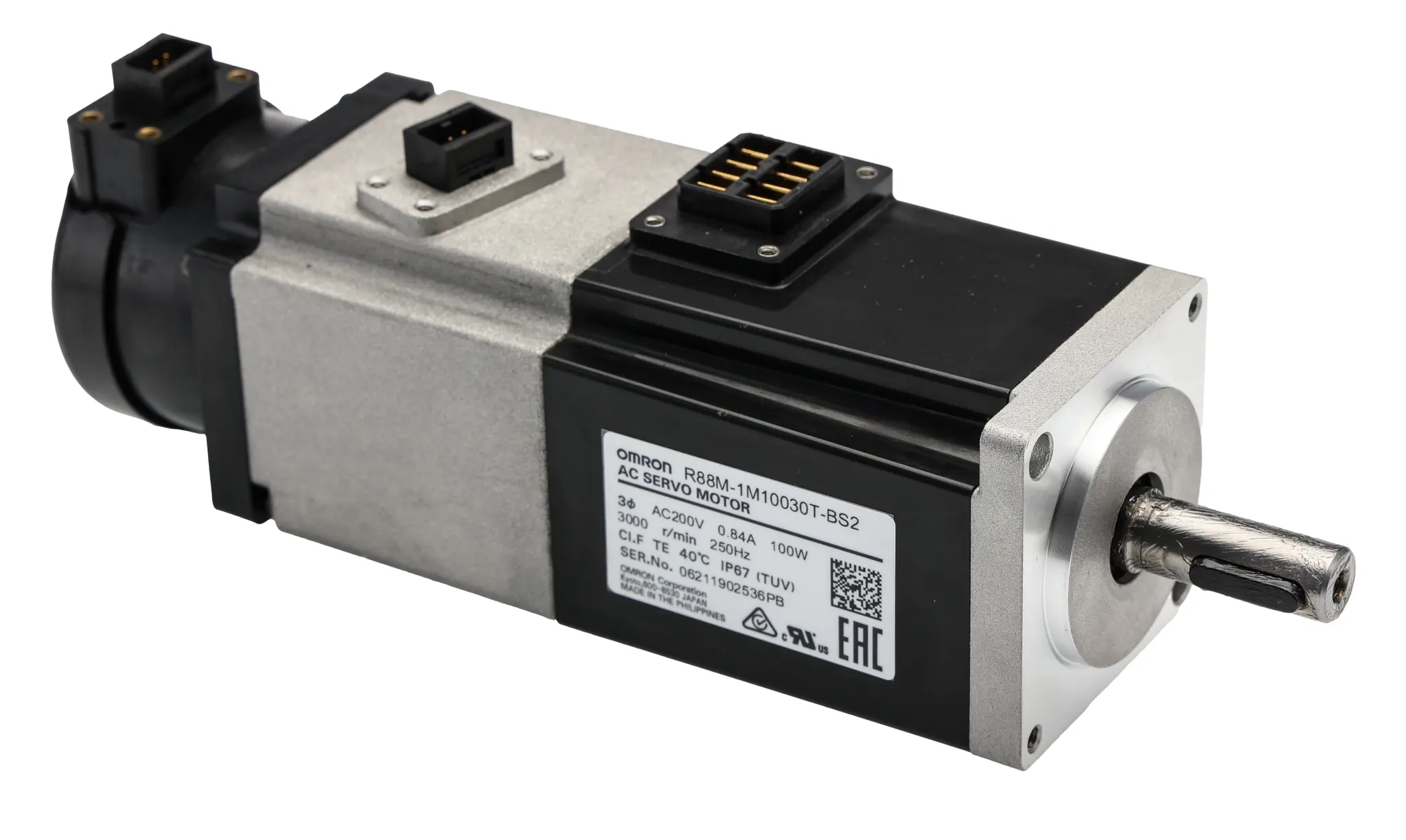 Produktfoto 1 von Omron 1S Servomotor, 100 W 3000 rpm 230 V Schraubanschlussklemme