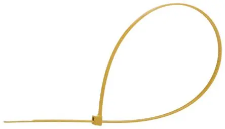 Produktfoto 1 von HellermannTyton MCT50L Nylon 6.6 Kabelbinder Lösbar Gelb 4.7mm x 380 mm