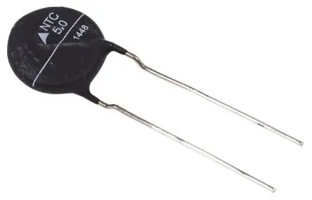 Produktfoto 1 von TDK B57237S0 Thermistor 5 Ω, NTC, 90 s 7 mm 15 mm, Einschaltstrombegrenzung 7 mm, Toleranz 20 %, 3100 mW