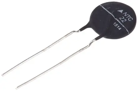 Produktfoto 1 von TDK B57237S0 Thermistor 22 Ω, NTC, 90 s 7 mm 11.5 mm, Einschaltstrombegrenzung 7 mm, Toleranz 20 %, 3100 mW